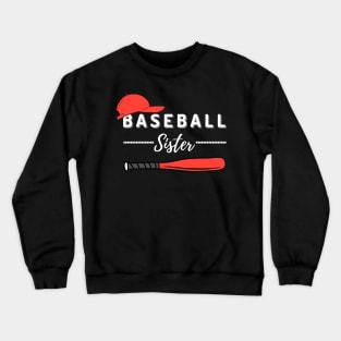 Baseball Sister Crewneck Sweatshirt
